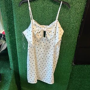 Elegant Polka Dot Spaghetti Strap Camisole